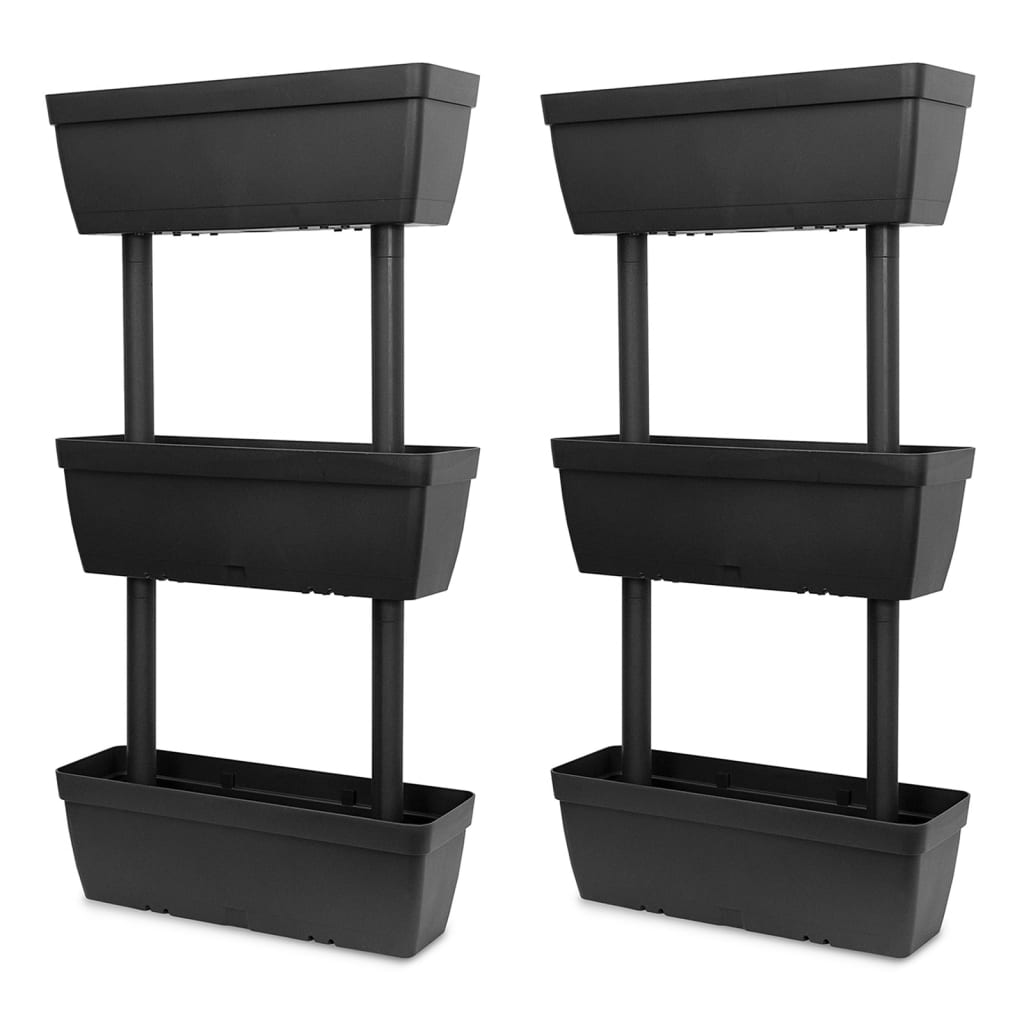 VidaXL Garden Planter 6 Pcs 39.4 Anthracite