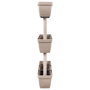 Zahradní truhlíky 6 ks 100 cm taupe - obrázek 4