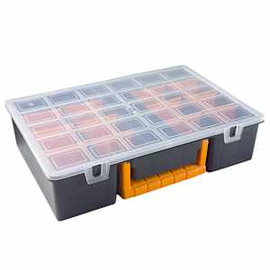 Boxy na součástky 2 ks odnímatelné přepážky 360x250x85 mm PP - obrázek 2