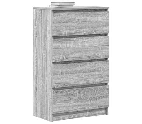 vidaXL Credenza Grigio Sonoma 60x35x98,5 cm in Legno Multistrato, Grigio sonoma vidaXL Credenza Grigio Sonoma 60x35x98,5 cm in Legno Multistrato