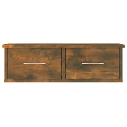 vidaXL Стенен шкаф, опушен дъб, 60x26x18,5 см, инженерно дърво