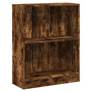 vidaXL raamaturiiul, suitsutatud tamm, 60 x 24 x 76 cm, tehispuit