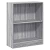 vidaXL raamaturiiul, hall Sonoma tamm, 60 x 24 x 76 cm, tehispuit