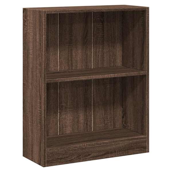 vidaXL raamaturiiul, pruun tamm, 60 x 24 x 76 cm, tehispuit
