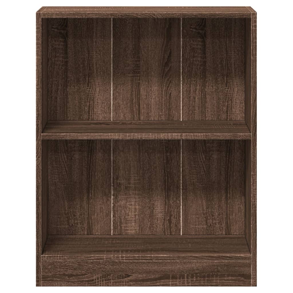  Knižnica hnedý dub 60x24x74,5 cm spracované drevo