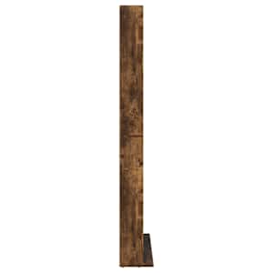 Skříňka na CD kouřový dub 102 x 23 x 177,5 cm kompozitní dřevo - obrázek 5