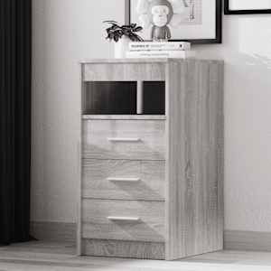 Omarica s predali siva sonoma 40x50x76 cm konstruiran les