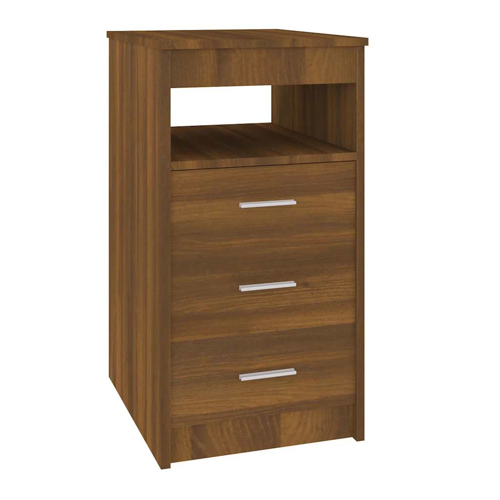 Thumbnail - vidaXL Sideboard mit Schubladen Braun Eichen-Optik 40x50x76 cm
