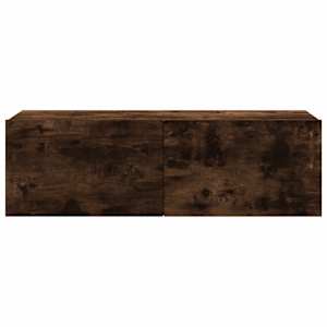 Nástěnná TV skříňka kouřový dub 100x30x30 cm kompozitní dřevo - obrázek 5
