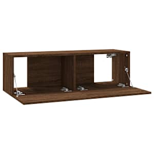 TV skříňka hnědý dub 100 x 30 x 30 cm kompozitní dřevo - obrázek 7