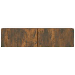 Nástěnná TV skříňka kouřový dub 120x30x30 cm kompozitní dřevo - obrázek 5