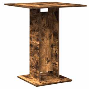Bistro stolek kouřový dub 60 x 60 x 75 cm kompozitní dřevo - obrázek 2