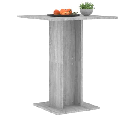 vidaXL Bistro stol boja hrasta sonome 60x60x75 cm konstruirano drvo