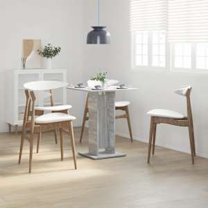 Bistro stolek šedý sonoma 60 x 60 x 75 cm kompozitní dřevo - obrázek 3