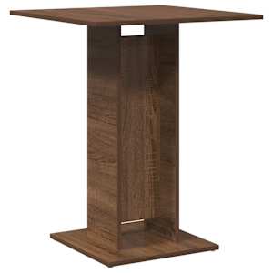 Bistro stolek hnědý dub 60 x 60 x 75 cm kompozitní dřevo - obrázek 2