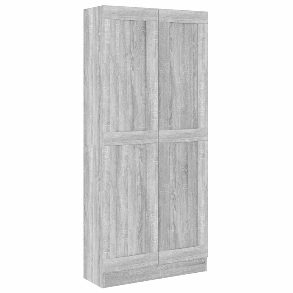 vidaXL Knihovna šedá sonoma 82,5 x 30,5 x 185,5 cm kompozitní dřevo
