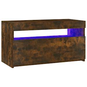 TV skříňka s LED osvětlením kouřový dub 75 x 35 x 40 cm - obrázek 12