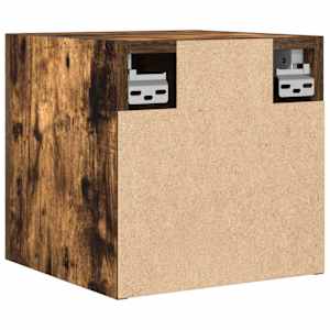 Nástěnná TV skříňka kouřový dub 30,5 x 30 x 30 cm - obrázek 7