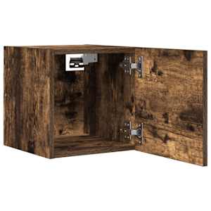Nástěnné TV skříňky 2 ks kouřový dub 30,5 x 30 x 30 cm - obrázek 8