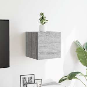 Nástěnná TV skříňka šedá sonoma 30,5 x 30 x 30 cm - obrázek 3