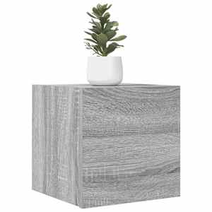 Nástěnné TV skříňky 2 ks šedé sonoma 30,5 x 30 x 30 cm - obrázek 1