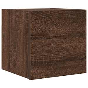 Nástěnná TV skříňka hnědý dub 30,5 x 30 x 30 cm - obrázek 2