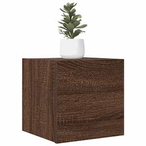 Nástěnná TV skříňka hnědý dub 30,5 x 30 x 30 cm - obrázek 1