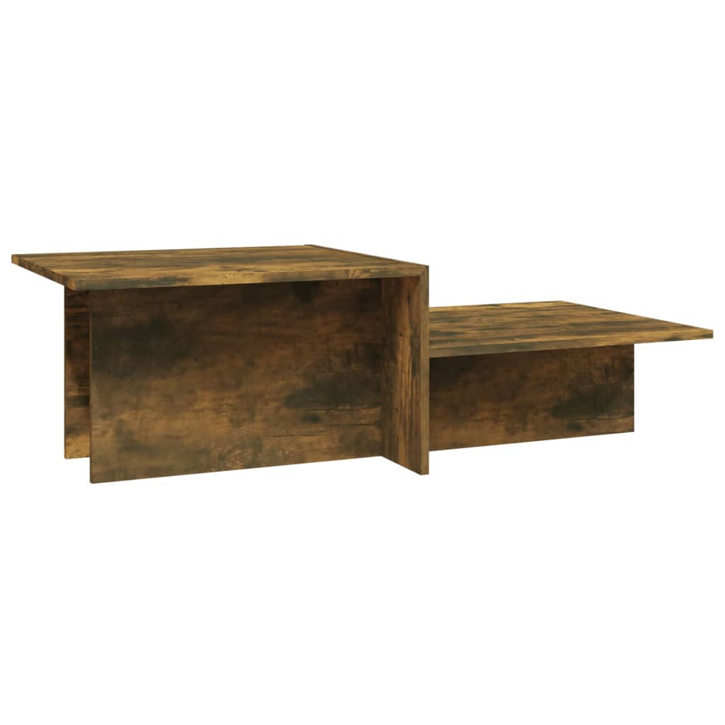Coffee Table Smoked Oak 111.5x50x33 Cm Engineered Wood VidaXL 13 width=274