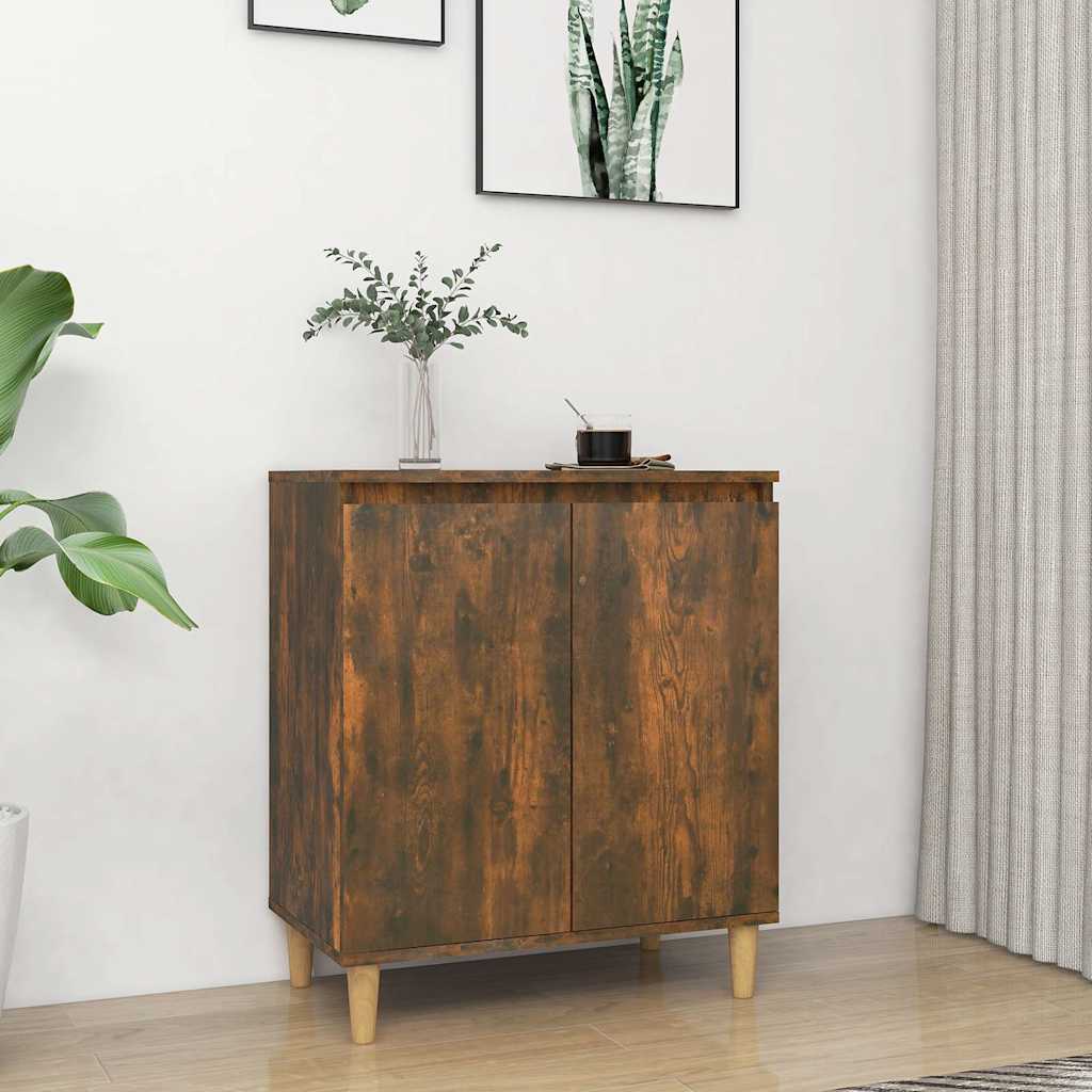vidaXL Szafka, przydymiony d�b, 60x35x70 cm