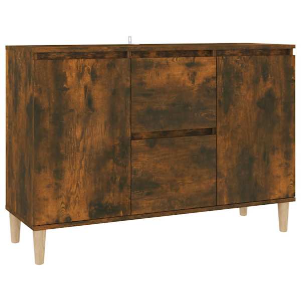 vidaXL puhvetkapp, suitsutatud tamm, 101 x 35 x 70 cm, tehispuit