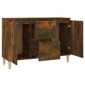 Příborník kouřový dub 101 x 35 x 70 cm kompozitní dřevo - obrázek 3