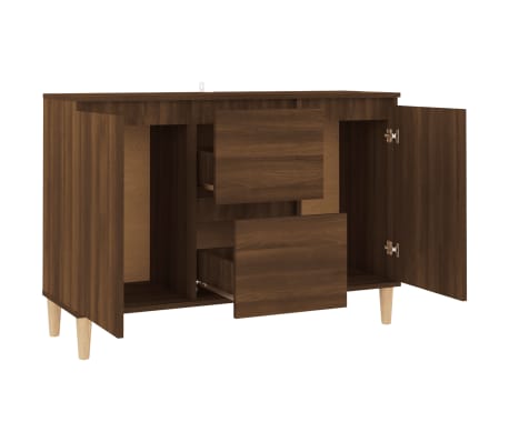 vidaXL Sideboard Braun Eichen-Optik 103,5x35x70 cm Holzwerkstoff