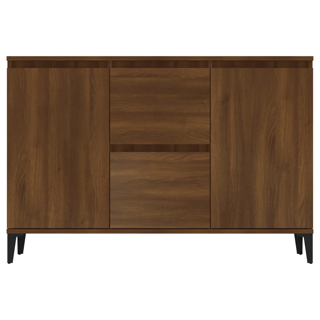 vidaXL Buffet Chêne marron 104x35x70 cm Bois d'ingénierie