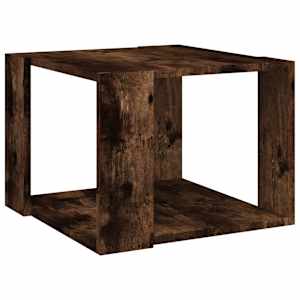 Konferenční stolek kouřový dub 40 x 40 x 30 cm kompozitní dřevo - obrázek 2