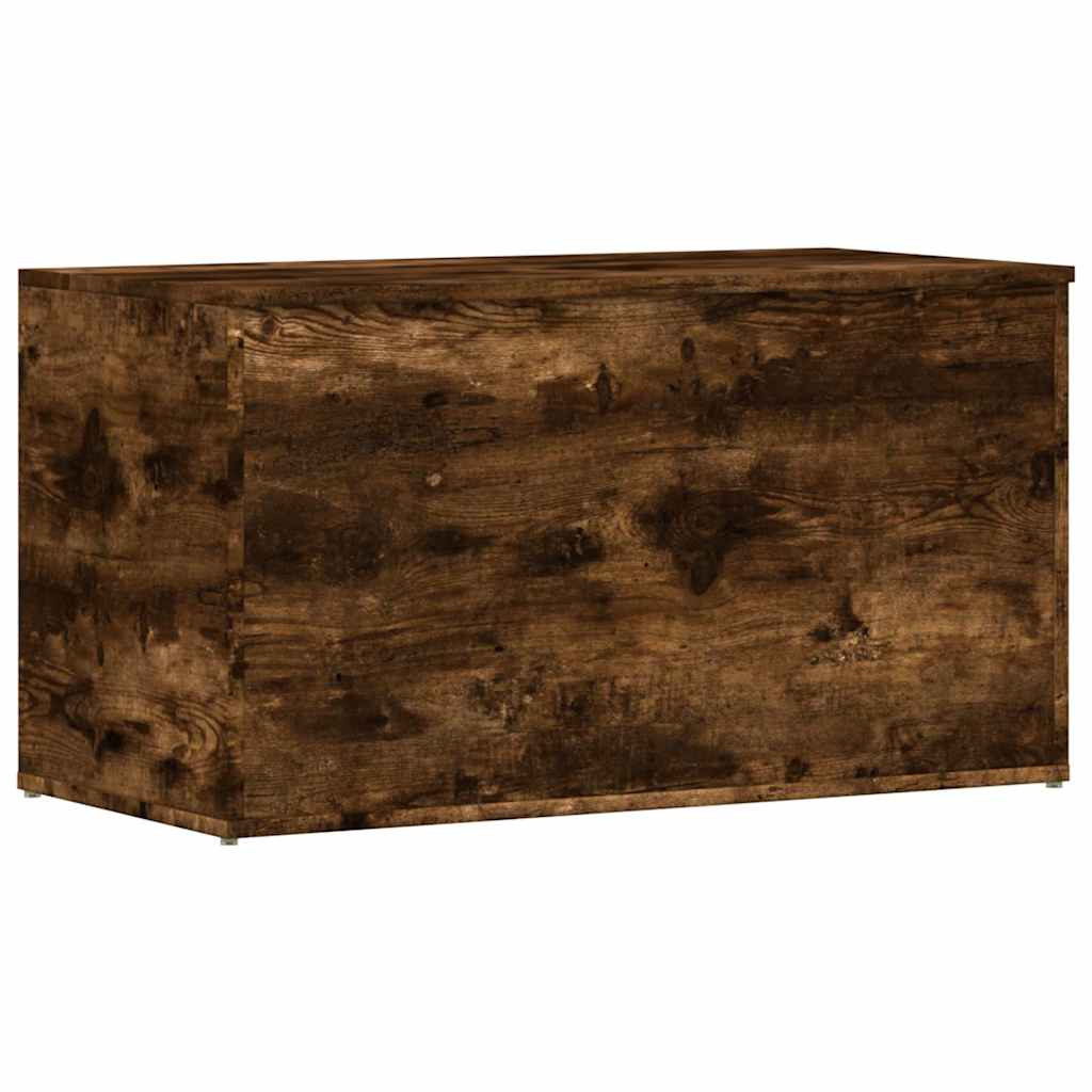vidaXL Úložná truhla kouřový dub 84 x 42 x 46 cm kompozitní dřevo