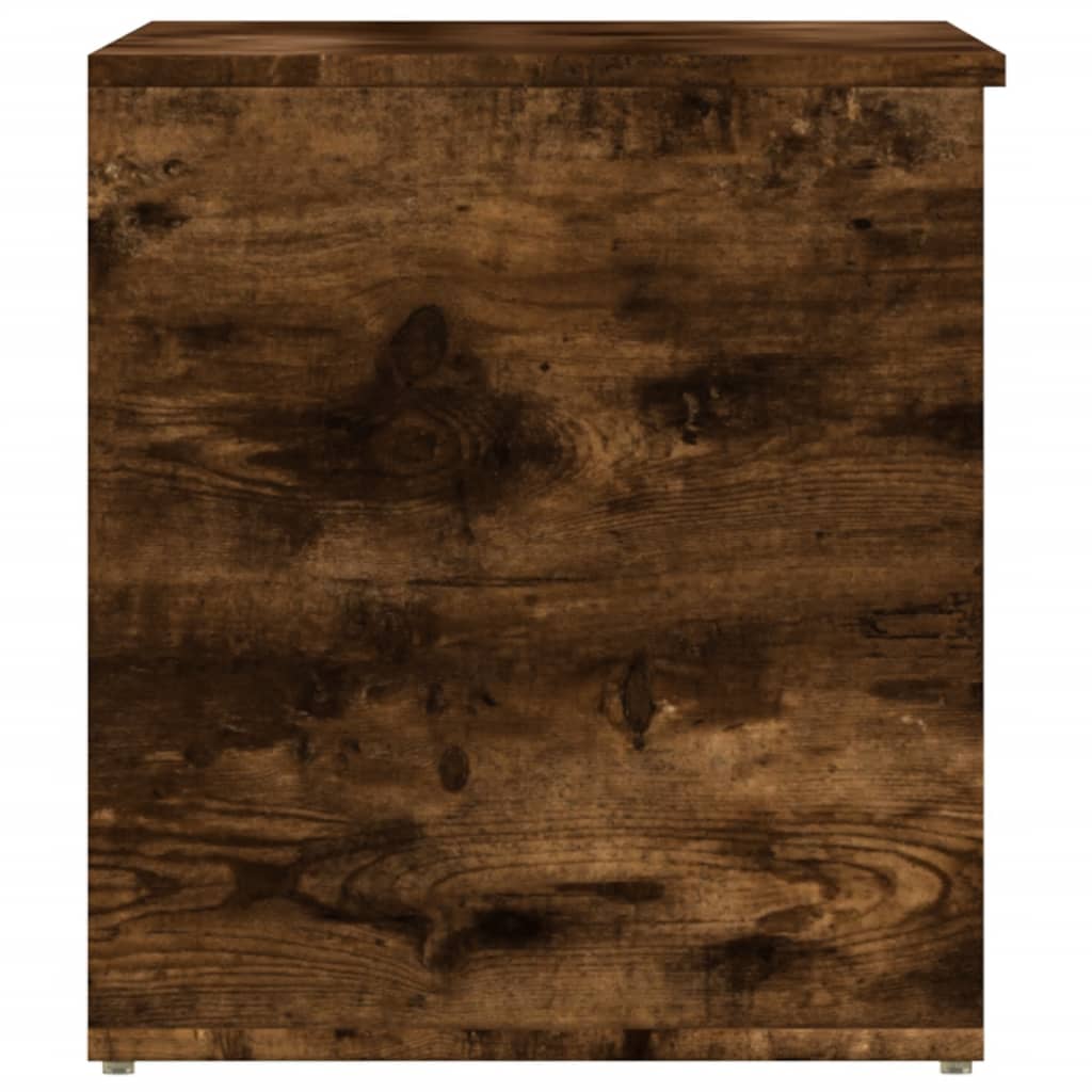 Úložná truhla kouřový dub 84 x 42 x 46 cm kompozitní dřevo