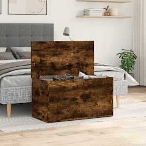 Úložná truhla kouřový dub 84 x 42 x 46 cm kompozitní dřevo - obrázek 3