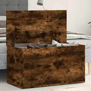 Úložná truhla kouřový dub 84 x 42 x 46 cm kompozitní dřevo - obrázek 1