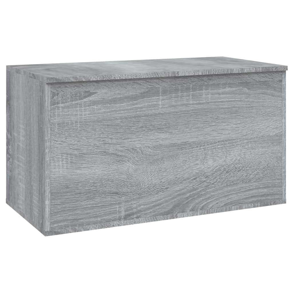 Aufbewahrungstruhe Grau Sonoma 84x42x46 cm Holzwerkstoff