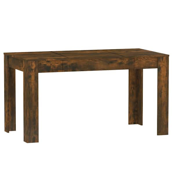 vidaXL s&ouml;&ouml;gilaud, suitsutatud tamm, 140 x 74,5 x 76 cm, tehispuit