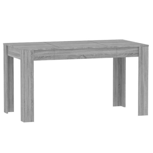 vidaXL s&ouml;&ouml;gilaud, hall Sonoma tamm, 140 x 74,5 x 76 cm, tehispuit