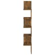 VidaXL Scaffale Per Lavatrice 67x25x163 Cm – Rovere Fumo, Multistrato E Metallo – Con Piedini Regolabili