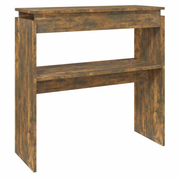 vidaXL konsoollaud, suitsutatud tamm, 80x30x80 cm, tehispuit