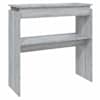 vidaXL konsoollaud, hall Sonoma tamm, 80x30x80 cm, tehispuit