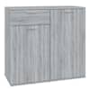 vidaXL puhvetkapp, hall Sonoma tamm, 80 x 36 x 75 cm, tehispuit