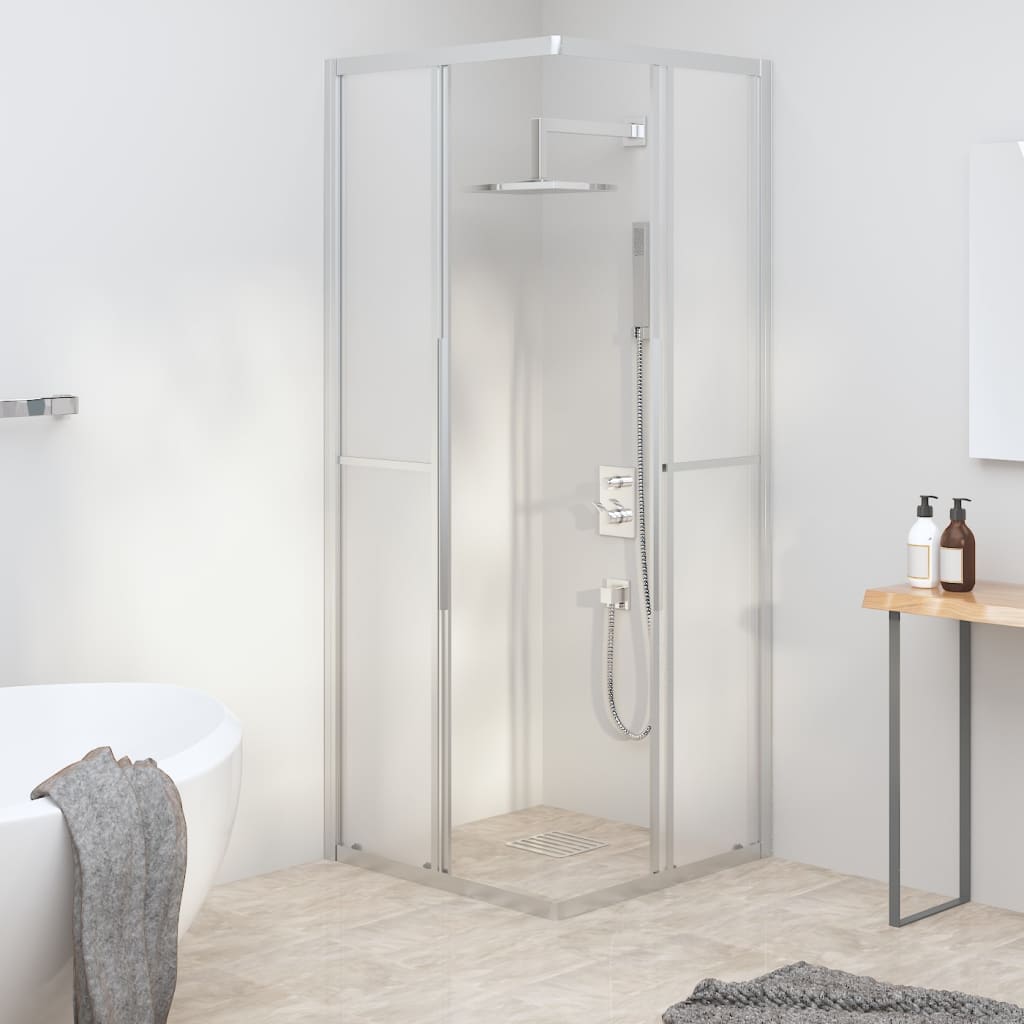 vidaXL Douchecabine 70x70x180 cm mat ESG afbeelding