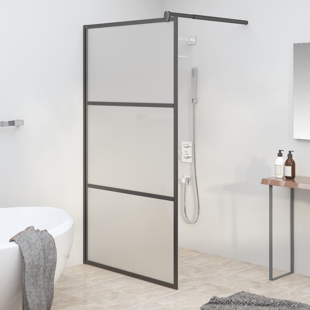 vidaXL Walk-in Shower With Whole Frosted Glass Cubicle for online | eBay