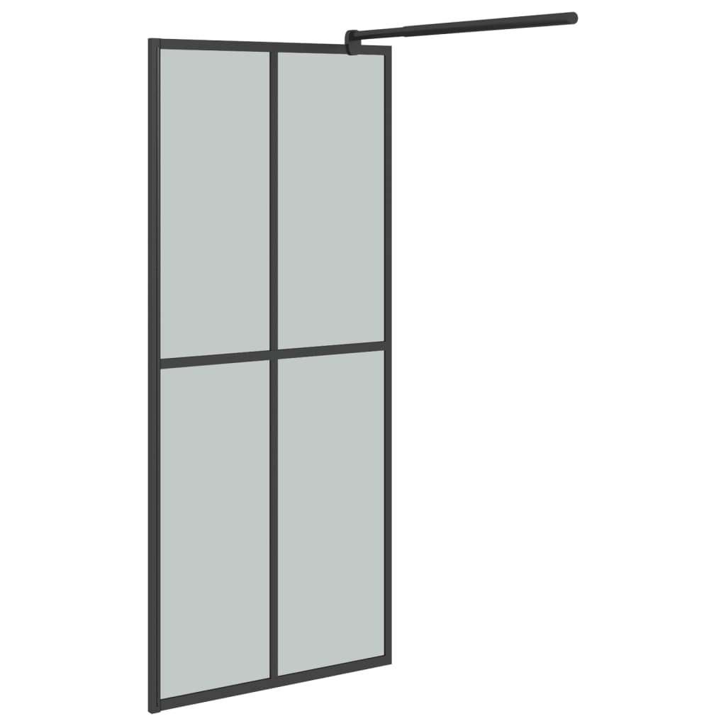 Walk-in Shower Enclosure Bathroom Wall Panel Screen Tempered Glass vidaXL - Picture 24 of 79