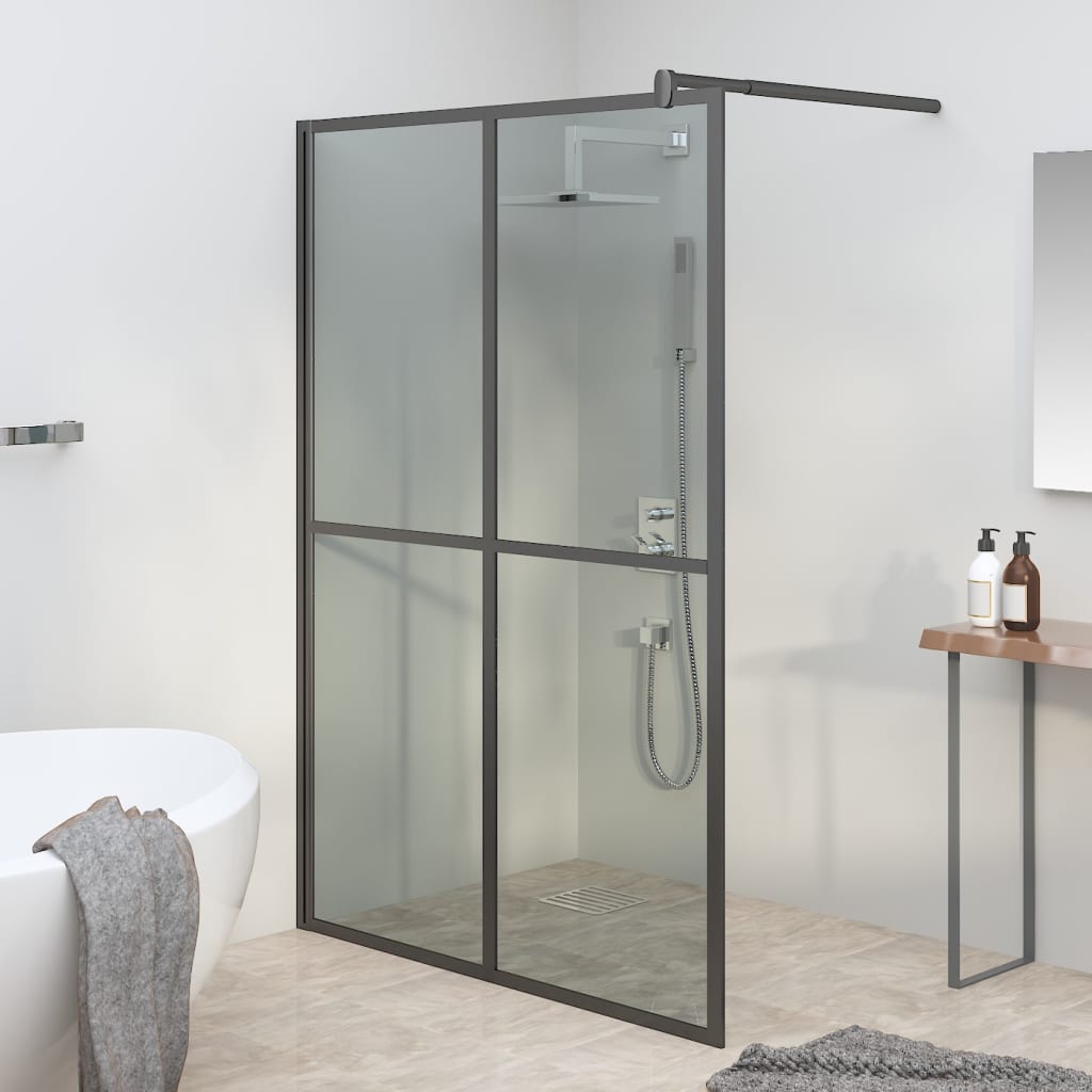 Walk-in Shower Enclosure Bathroom Wall Panel Screen Tempered Glass vidaXL - Picture 74 of 79