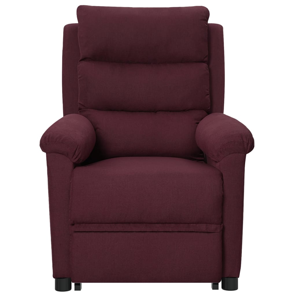 atpūtas krēsls, paceļams, atgāžams, violets audums | Stepinfit.lv